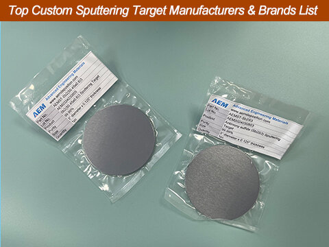 Top Custom Sputtering Target Manufacturers & Brands List 